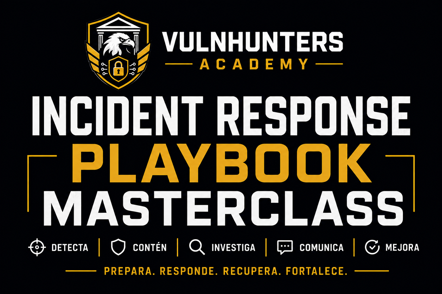 Portada Incident Response Playbook Masterclass
