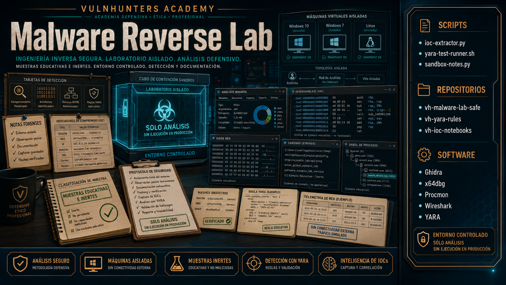 Imagen del curso Malware Reverse Lab